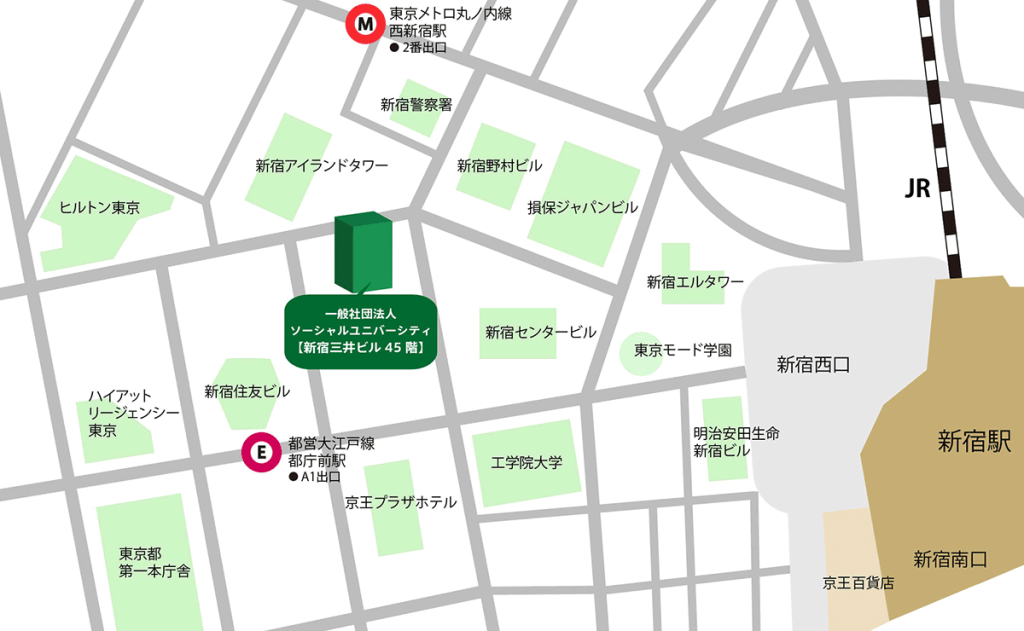 新宿三井ビル29Fマップ